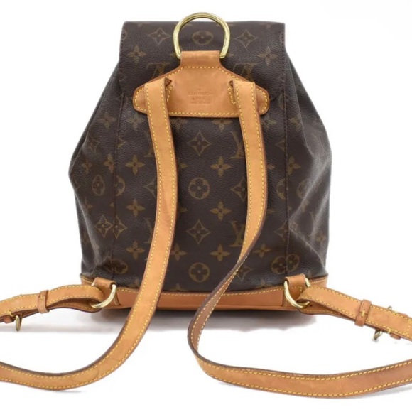 LOUIS VUITTON Monogram Montsouris MM Backpack Brown Canvas - Picture 6 of 12